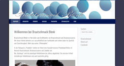 Desktop Screenshot of brautschmuck-blenk.de